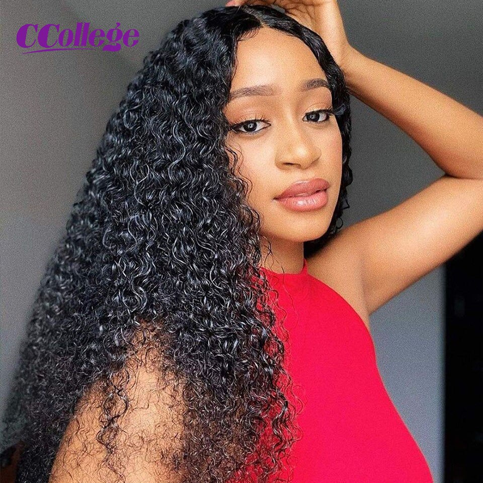curly wig lace wig human hair wigs for women T part c..